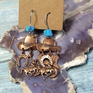 Western Charm Dangle Earrings